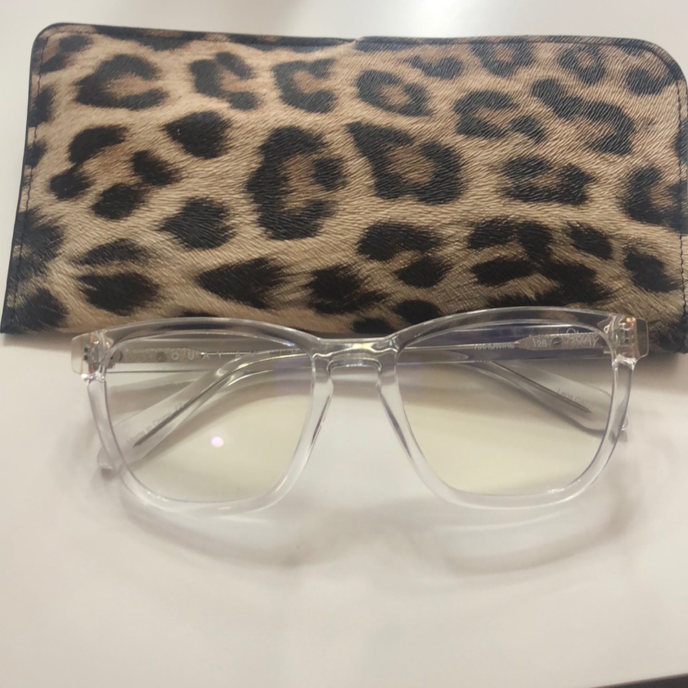 Quay blue light clear glasses